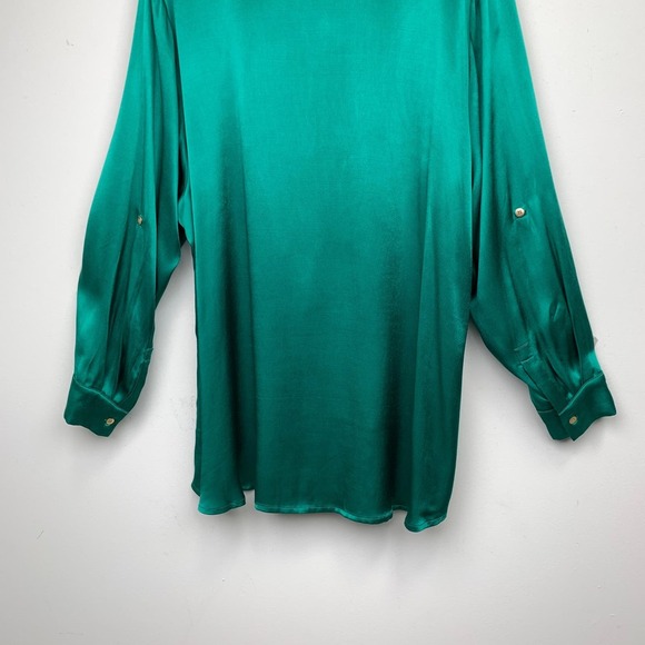 NWT Chloe Kristyn Blouse Green Size 2X - Picture 9 of 10